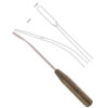 Endoscopic Face Lifting Dissector, Curved, 25cm, 6mm, Blunt autoclavable Novotex plastic handle